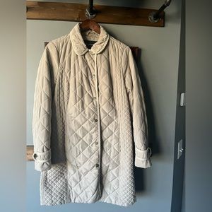 Lands End quilted coat.